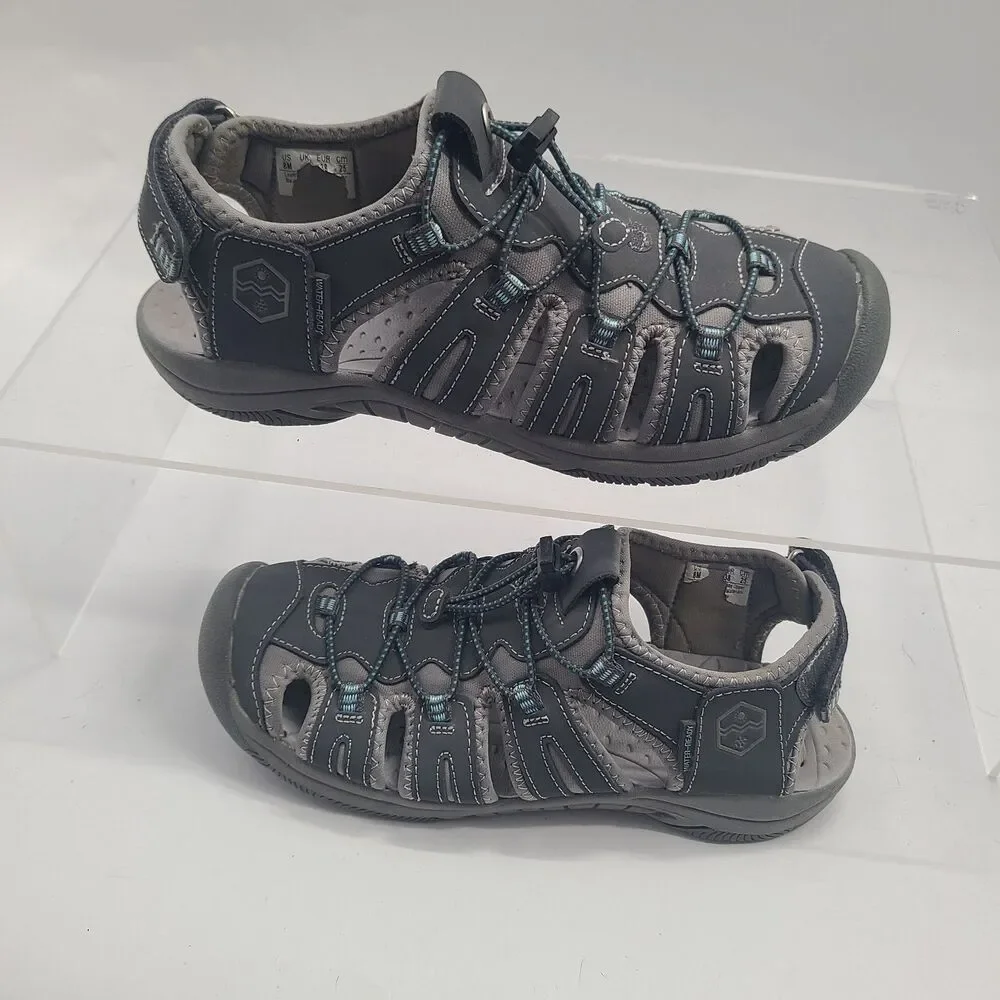 Khombu Crystal Grey River / Hiker Sandals Water Ready Size Women's 8M